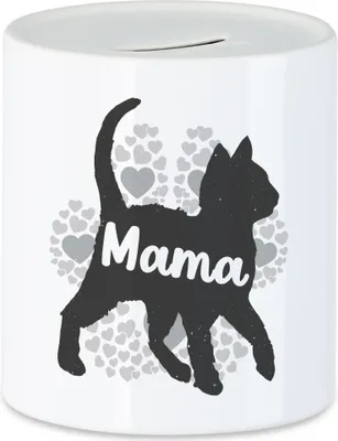 Produktbild von Katzen Mama Spardose Katzenbesitzer Katzenmama Katzenliebhaber Katzenbesitzer Muttertag