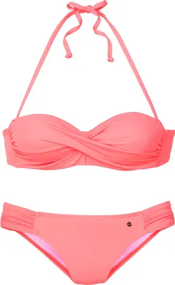 Produktbild von s.Oliver Bügel-Bandeau-Bikini peach Größe 42 Cup B