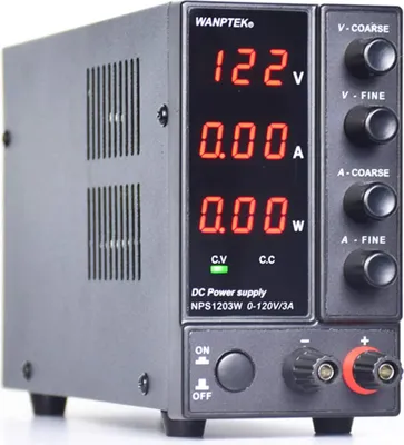 Zdjęcie produktu dla Zasilacz laboratoryjny Regulowany zasilacz laboratoryjny 360W 0-120V 0-3A Mini DC Regulowany zasilacz laboratoryjny Urządzenia do pomiaru prądu z wyświetlaczem LED