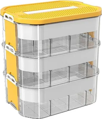 Produktbild von Kinder Aufbewahrungsbox 3 Ebenen Spielzeugbox Sortierbox