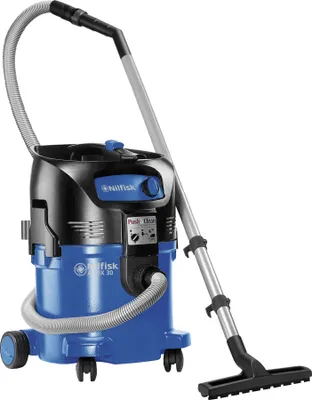 Obrázek produktu pro Nilfisk ATTIX 30, 30 l, Černá, Modrá, 7,5 m, 4 kolo/kola, Suché a mokré, 25 kPa