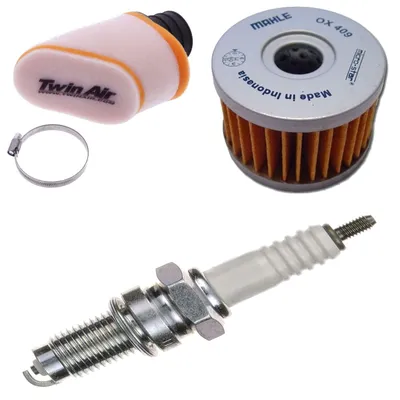 Obrázek produktu pro Servisní sada pro Suzuki DR 500 S 1981–1983: vzduchový filtr, olejový filtr, zapalovací svíčka od pamoto –