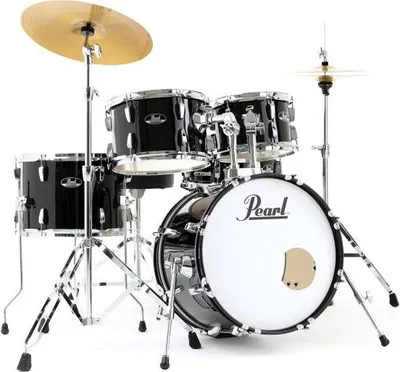 Produktbild von Pearl Roadshow Schlagzeug mit Kopfhörer und Sticks
