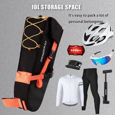 Produktbild von Famanu Fahrradtasche wasserdicht 10L - für Mountainbike und Rennrad