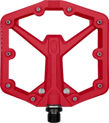 Crankbrothers Stamp 1 Gen 2 - Large, Plattform-Pedal - red