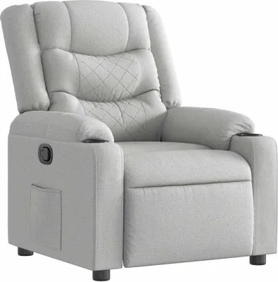 Produktbild von vidaXL Relaxsessel Wolkengrau Stoff