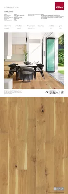 Produktbild von KÄHRS | 3,17 m² | Eiche Zinnia Öl Landhausdiele Parkett, Massivholzboden, Stabparkett, Parkettboden, Naturbelassen, Langlebig, Einfach zu Verlegen