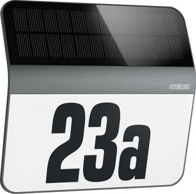 Produktbild von Steinel LED Solar-Hausnummernleuchte Xsolar LH-N anthrazit