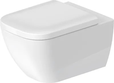 Immagine prodotto di WC suspendu Duravit Happy D.2, à fond creux, sans bord, 540mm, avec fixation non apparente, 22220900001, 22220900001