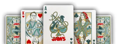 Immagine prodotto di Carte da gioco premium "Lo Squalo Bianco"