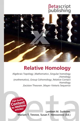 Produktbild von Relative Homology