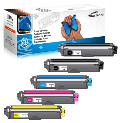 Produktbild von Starlet24 5X Toner Kompatible für Brother TN-241 TN-245 TN241 TN245 Toner