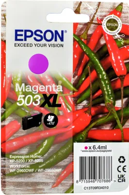 Immagine prodotto di Epson 503XL - 6,4 ml - XL - magenta - originale - blister - cartuccia d'inchiostro - per EPL 5200, RIP Station 5200, Wo