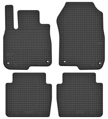 Productafbeelding van Rubberen automatten voor Honda CR-V V vanaf 2019 (SUV) – 4-delig, zwart, op maat – Wielganizator SolidTread