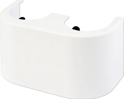 Produktbild von FL Designverkleidung Hahnblock Durchg. Kunststoff weiß