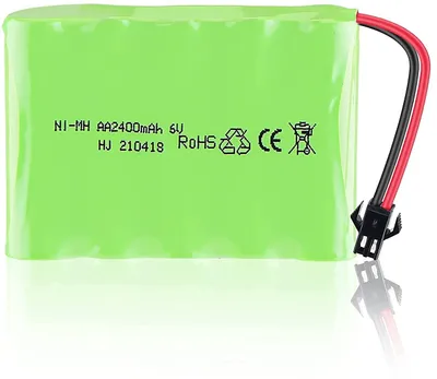 Produktbild von 1 Stück Wiederaufladbare 6V Ni-MH 2400mAh Batterie für ferngesteuerte Autos