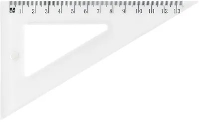 Produktbild von Grand Ekierka szkolna transparentna 13,5 cm 60 stopni