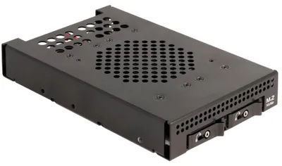 Obrázok produktu pre DELOCK 3,5 odnímateľný rám pre 2 x M.2 NVMe SSD Slim SFF-8654
