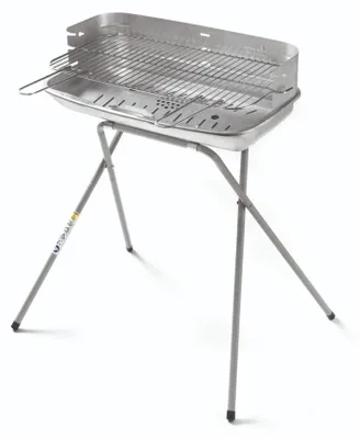Immagine prodotto di Ompagrill Barbecue a Carbone 60-40 Professional Acciaio Alluminato Griglia 60x36 cm
