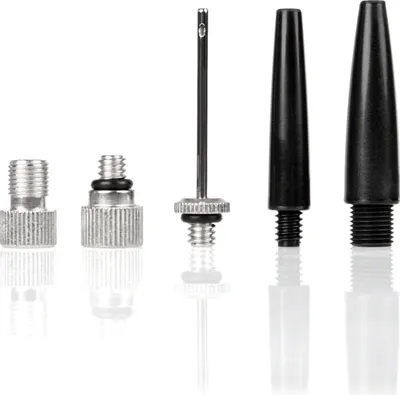 Produktbild von Universal Ventil-Set 5-tlg., 1x Nadelventil, 2x Kegelventil, 2x Ventiladapter