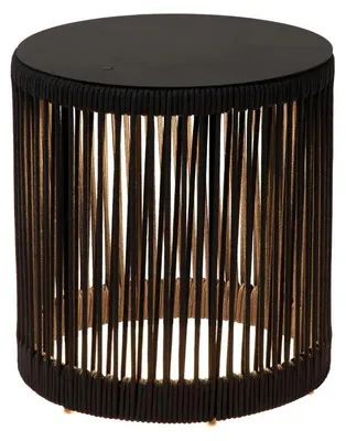 Productafbeelding van PINGI – Oplaadbare staande lamp voor binnen- en buitengebruik – Accu – Ø 33,5 cm – 3-standen dimbare LED – 1x3 W, 3000 K – IP44 – 37 cm, Zwart