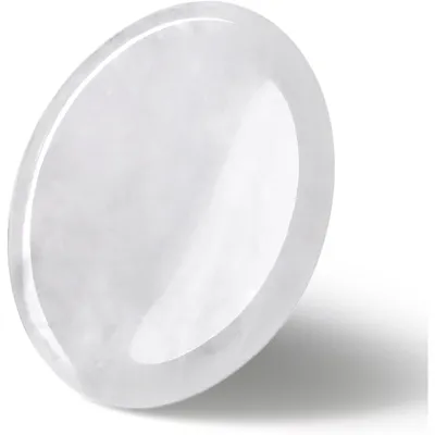 Obrázek produktu pro Sada oválných korálků Handschmeichler Bergkristall, rozměry 42-45 mm, hmotnost 30 g, tloušťka 4-6 mm