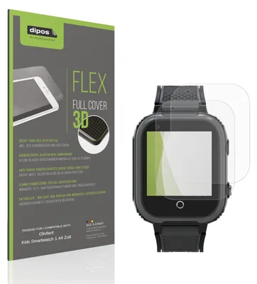 Immagine prodotto di 2x Pellicola protettiva opaca per Olivfant Kids Smartwatch 1.44 Zoll Protezione Antiurto Anti-Shock