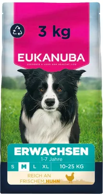 Productafbeelding van Eukanuba droogvoer voor middelgrote honden, met kip, 3 kg