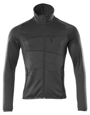 Produktbild von Mascot Fleecepullover mit Reißverschluss 18103 Gr. S, schwarz