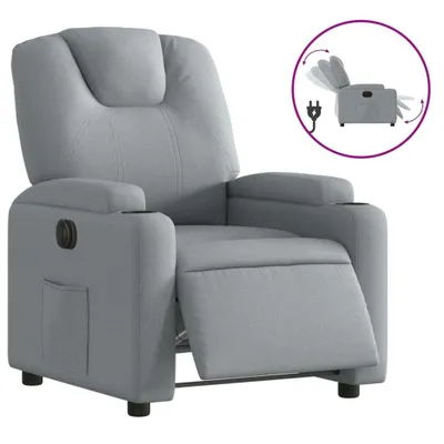 Obrázok produktu pre vidaXL Relaxačné kreslo Electric Light Grey Fabric