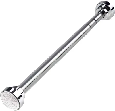 A single adjustable tension rod is shown against a white background.