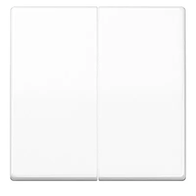 Produktbild von Jung Wippe 2-fach, Duroplast, Serie AS, alpinweiß, 1 Stk.