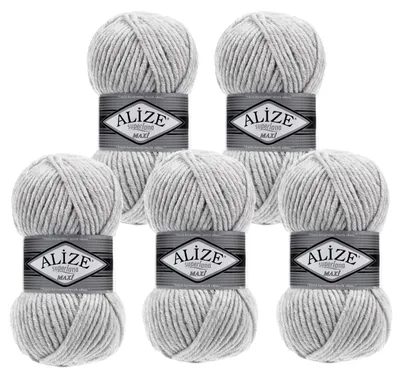 Produktbild von 500g Strickgarn Strickwolle Alize Superlana Maxi 25% Wolle, Farbwahl