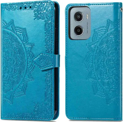 Image de imoshion Bibliothèque Mandala pour le Motorola Moto G05 / E15 - Turquoise