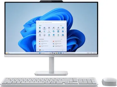 Produktbild von All-in-One PC LENOVO A100, 24 Zoll FHD, Intel N100, 8 GB RAM, 256 GB SSD, Kabellose Tastatur + Maus, Windows 11