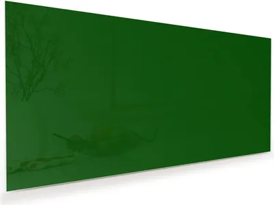 Produktbild von Glasbild 60x30cm in XXL für Wohnzimmer, Schlafzimmer Motiv Dunkelgrüner Hintergrund I
