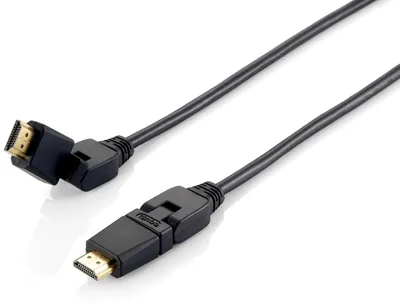 Obrázek produktu pro Equip 119361, 1 m, HDMI Typ A (standardní), HDMI Typ A (standardní), 3D kompatibilita, Audio Return Channel (ARC), Černá