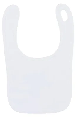 Image de Larkwood - Bébé Couleurs unies - Bavoir LT4859 (taille unique) (Blanc)