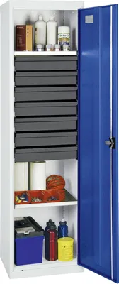 Zdjęcie produktu dla Szafka narzędziowa 7 SL 2 WA1800x1000x500mm szara/niebieska