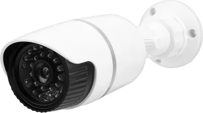 Obrázek produktu pro Falešná kamera, Atrapa kamery, Simulační kamera, Falešný monitor, Falešná bezpečnostní kamera, Falešná kamera s LED světlem