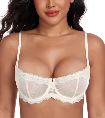 Produktbild von Elzusha – Balconette-BH mit Spitze und Stützkörbchen