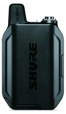 Zdjęcie produktu dla Shure GLXD1+=-Z4, nadajnik kieszonkowy, czarny, metalowy