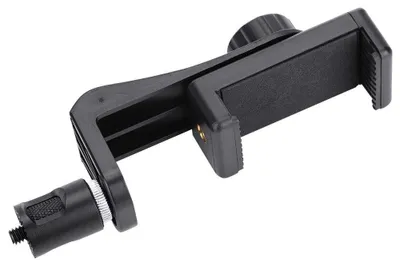 Produktbild von Handyhalterung für Gimbal – Universelle Halterung – Aluminium – Gewinde 1/4 Zoll – Drehbar – Für Gimbal und Stabilisator