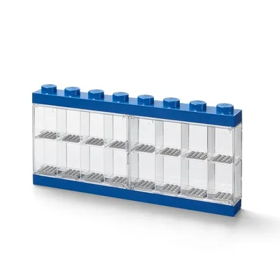 Produktbild von LEGO® Sammelbox für 16 Minifiguren - blau