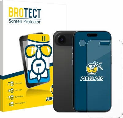 Produktbild von BROTECT Schutzglas für Apple iPhone Air (Display+Kamera) Schutzfolie Panzer Folie Glas Display Schutz klar