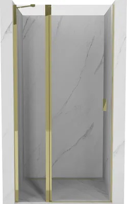 Produktbild von Mexen Mist Duschdrehtür 85 cm, transparent, gold - 8A4-085-000-50-00