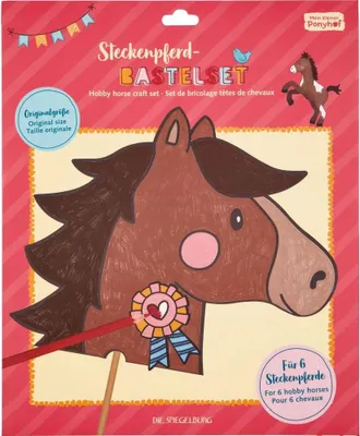 Produktbild von Mein kleiner Ponyhof - Steckenpferd-Bastelset