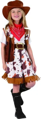 Produktbild von Cowgirl-Verkleidung für Mädchen L 10-12 Jahre (130-140 cm)
