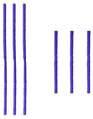6 blaue Plüschstreifen für Dyson V7–V11, Bodenschutz