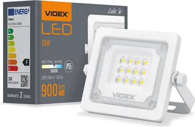 Immagine prodotto di Proiettore LED 10W 900lm 5000K IP65 Bianco VIDEX LUCA